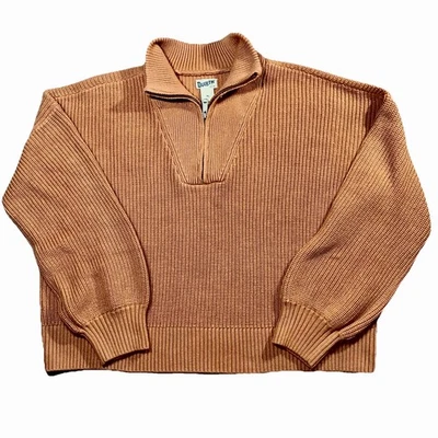 Suéter Brigadier XL Tostado 1/4 Cremallera Pullover Duluth Trading para Mujer Foto 1 de 4