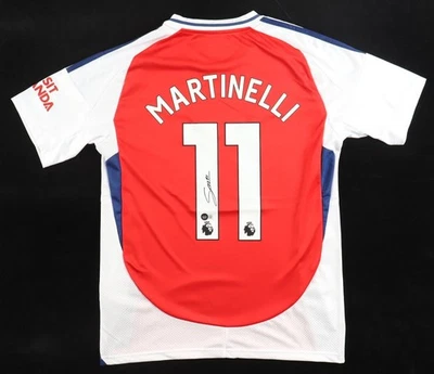 Gabriel Martinelli Signed Arsenal Adidas Authentic Jersey Beckett - Image 1 of 3