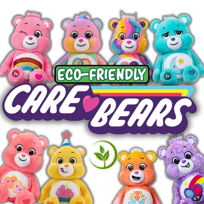 Care Bears umweltfreundlicher Plüsch - nachhaltiges Sammlerstück weicher Bär