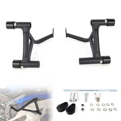 Motorcycle Crash Cage Bar Engine Guard Black Fit For Yamaha YZF R6 2006-2016 - Image 1 of 4