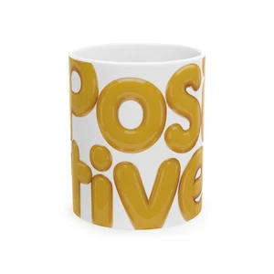 Bunte Kaffeetasse Design, positive Keramik Tazze - Bild 1 von 10