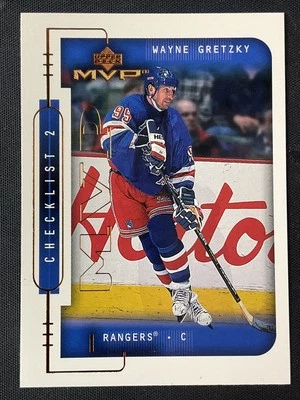 1999-00 Upper Deck MVP #220 Wayne Gretzky New York Rangers EX-EXMINT - Image 1 of 2