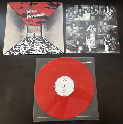 Fates Warning No Exit red vinyl LP with poster metal blade - Image 1 of 2