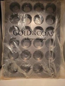 Gold Coast Giant 24 Cup Non-Stick Muffin Pan  21.5" x 15.5" Model 000LB5 NOS - Foto 1 di 5