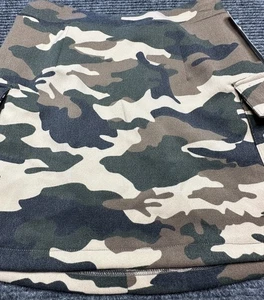 Selfie Skirt Womens XS Camouflage Camo Mini Pull On Stretch Cargo Pockets New - Picture 1 of 11