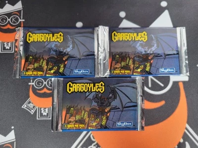 1995 SkyBox Disney Gárgulas Pacote de Cartas Comerciais – 3 Pacotes Selados - Imagem 1 de 2