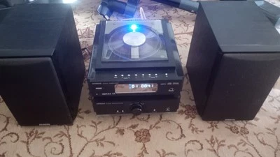 Hitachi AX-M136i CD USB MP3 DAB FM Radio Micro Hi-Fi System (Tested) - Image 1 of 4