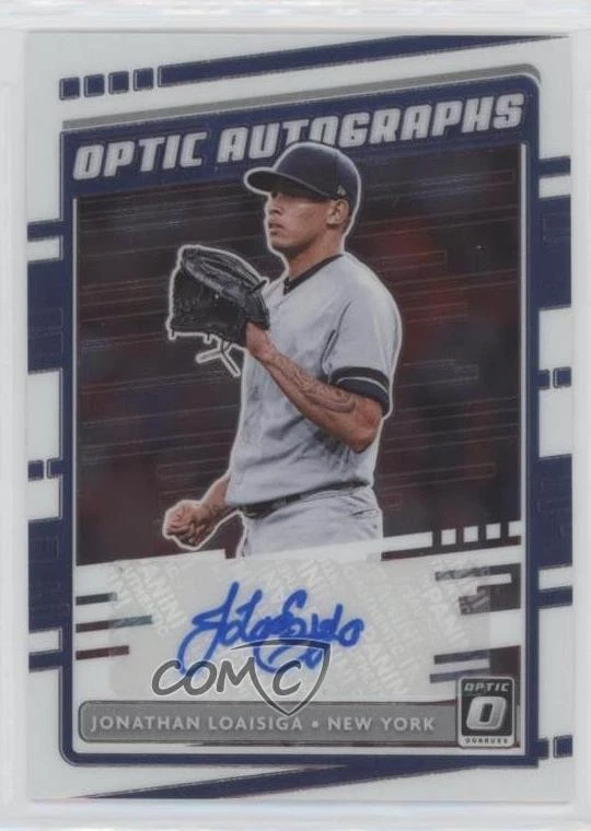 2020 Panini Donruss Optic Optic Auto Jonathan Loaisiga #OA-JL Auto - Image 1 of 2