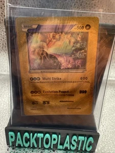 Tarjeta dorada Eevee Evolutions Fan Art como nueva P1 - Imagen 1 de 2