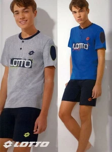 Pigiama corto da ragazzo in jersey di cotone Lotto LP4090 - Picture 1 of 1