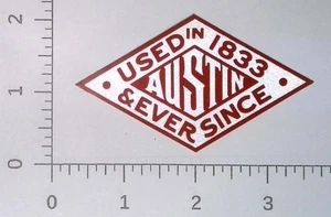 Calcomanía adhesiva vintage de minería de carbón Austin Powder Co Cleveland Ohio - Imagen 1 de 1