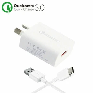 3.0 Qualcomm Adaptive Fast Wall Charger For Samsung Galaxy S4 S6 S7 Edge Note 5 - Picture 1 of 10