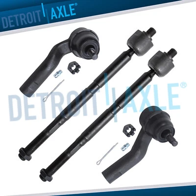 Front Inner Outer Tie Rods for 2014-2018 Ford C-Max Escape Transit Connect Focus - Image 1 of 4