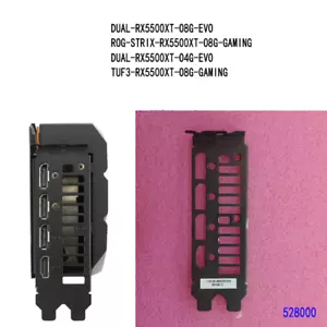 I/O IO Shield für ASUS ROG-STRIX-RX5500XT-O8G-GAMING Grafikkarte Backplate Panel - Bild 1 von 1