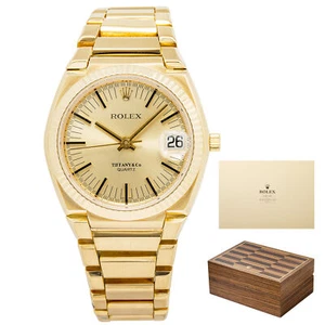 Rolex Texano Beta Quartz 5100/8 Tiffany&Co RARE Recent Serviced By Rolex 39mm - Picture 1 of 6