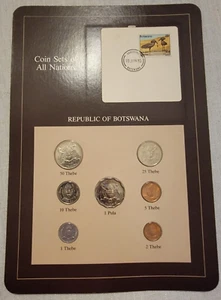 1981-1984 Franklin Mint Coin Set Republic of Botswana - Picture 1 of 2