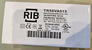 50VA Transformer Primary 120 208 240V -- 24V, Secondary HVAC Furnace NEW - Picture 1 of 4