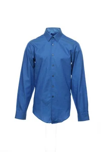 Camisa deportiva Calvin Klein azul brezo con botones 16-32_33 $65 - Imagen 1 de 4