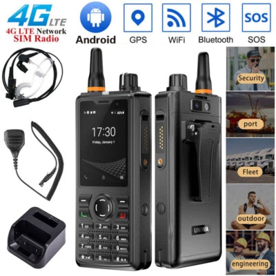 Unlock 4G LTE Android Rugged Phone 2-Way Walkie Talkie Outdoor Global UNIWA F41 - Image 1 of 4