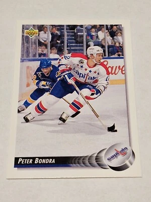 1992-93 Upper Deck #115 Peter Bondra Washington Capitals - Image 1 of 2
