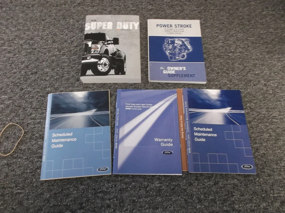 Camión Ford F-350 2008 6,4 L V8 diésel Super Duty manual del dueño XL XLT Lariat xz Foto 1 de 1