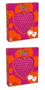 Reese’s (2-PACK) Peanut Butter & Milk Chocolate Heart - 10 oz Best By 08/2025 - Picture 1 of 1