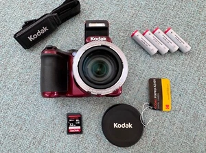 RED Kodak PIXPRO AZ401 Bridge 16.0MP Digital Camera + 32GB memory card TESTED - Picture 1 of 19