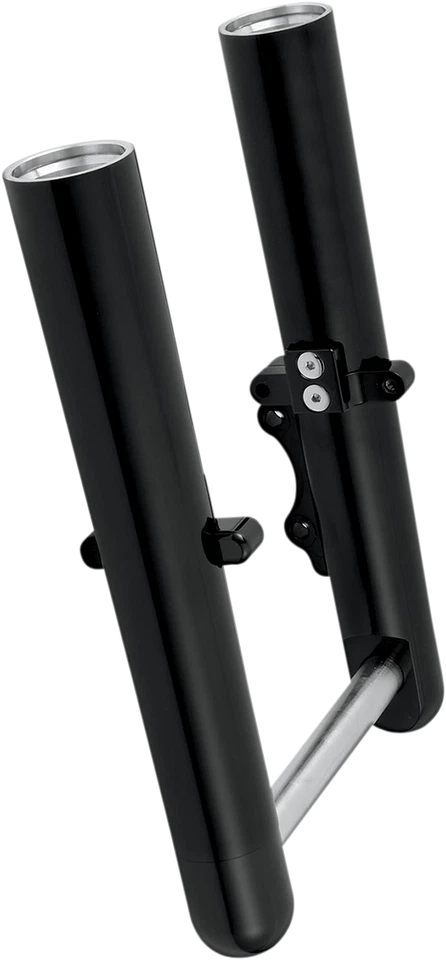 Гладкий двойной диск Arlen Ness Hot Legs полностью черный 08–13 Harley Touring - Изображение 1 из 1