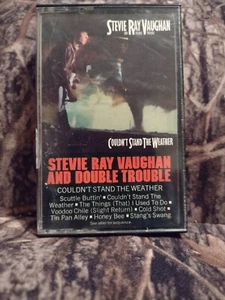 Stevie Ray Vaughan and Double Trouble Couldn't Stand The Weather Audio Cassette - Picture 1 of 3