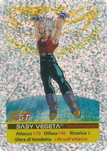 Lamincards Dragon Ball GT Edibas Serie Smeraldo BABY VEGETA N P17 Platino - Imagen 1 de 2