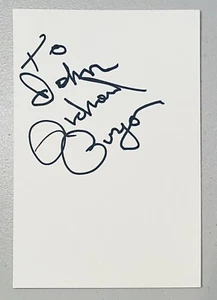 Carta Richard Pryor firmata autografata 4x6 lettera completa JSA - Foto 1 di 2