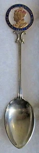 #579) SILVER PLATED TEA SPOON CORONATION OF KING GEORGE VI QUEEN ELIZABETH 1937 - Picture 1 of 2