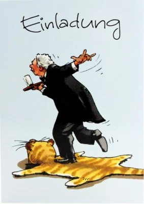 lustige Einladungskarten Essen Feier Geburtstag Einladung Dinner Hochzeit Karte - Bild 1 von 4