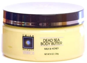 Swisa Beauty Milk & Honey Dead Sea Body Butter Nourish & After Tan Moisturizer - Bild 1 von 1