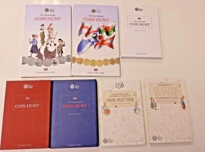 Leere Royal Mint Münzjagdalben für UK Dezimal Gedenkmünze 50p-2£: Siehe Menü - Bild 1 von 17