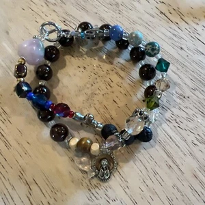 Story of Jesus The Most Beautiful Story in the World 8” Bracelet HandMade Unique - Picture 1 of 20
