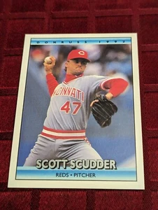 1992 Donruss Baseball Scott Scudder Cincinnati Reds #306 (A) - Bild 1 von 2