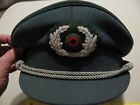 1970'S Era German Military Police Dress Hat With Bullion Patch ~Nice~