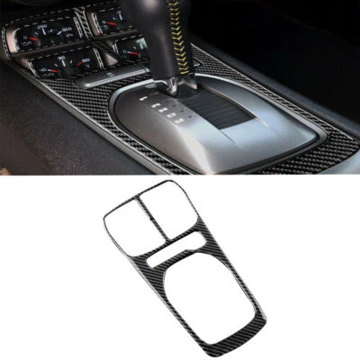 Cubierta del panel de la caja de cambios de la consola de fibra de carbono para Chevrolet Camaro 2010-2015 Foto 1 de 4