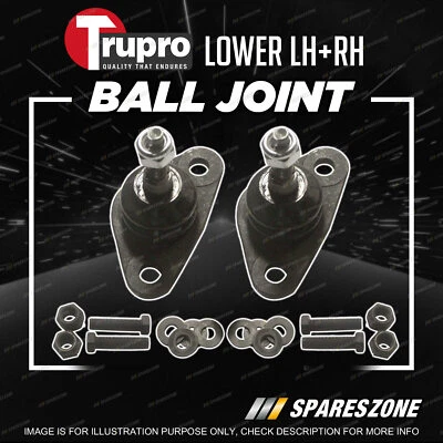 Pair Trupro Lower Ball Joints for Volvo 740 760 940 960 Series Sedan Wagon 83-96 - image 1 of 2