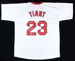 Luis Tiant Signed Boston Red Sox Jersey "El Tiante" (PSA COA) 3×All-Star Pitcher - Picture 1 of 6