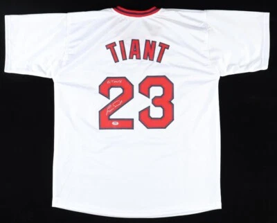 Luis Tiant Signed Boston Red Sox Jersey "El Tiante" (PSA COA) 3×All-Star Pitcher - Image 1 of 4