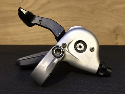 Shimano Deore XT 3 speed trigger shifter, SL-M750, Left hand, silver, No Window - Image 1 of 4