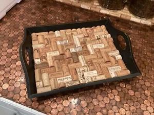 Cork Tray / Trivet , Made From Wine Corks - Picture 1 of 6