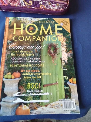 Mary Engelbreit's Home Companion Magazine w/ Paper Doll  October/November 2003 - Image 1 of 4