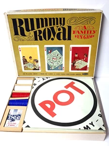 Rummy Royal Card Board Game Whitman 1965 Vintage Chips Tabletop Sheet - Picture 1 of 4