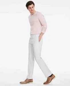 Calvin Klein Slim Fit Men's Dress Pants OFF WHITE COLOR SIZE 34W X 30L NEW - Picture 1 of 6
