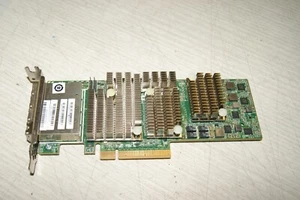 Dell 1V1W2 LSI 9206-16E Quad-Port SAS 6Gbs Controller PCIe RAID HBA - Picture 1 of 3