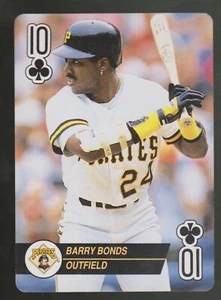 Barry Bonds Pittsburgh Pirates 1993 Asse MLB Fahrrad Sport Spielkarte - Bild 1 von 2