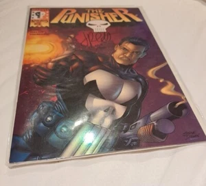 The Punisher Marvel Knights Dynamic Forces Exclusive Chrome Cover Signed COA - Bild 1 von 5